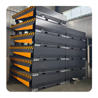 Pont d'accès hydraulique électrique fixe, niveleur de quai, plateforme de chargement et de déchargement