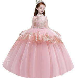 New Arrival 12 Years Old Girls Wedding Dresses Children Party Normal Frock Designs Teenage Birthday Dress LP-230 - Product Image 1