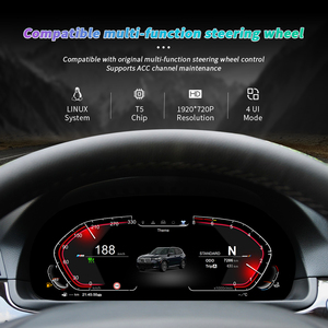 Zlh 12.3 Inch LCD Đồng Hồ Tốc Độ Cụ Bảng Điều Chỉnh Kỹ Thuật Số <span class=keywords><strong>Dash</strong></span> Bảng Điều Khiển Cụm Cho BMW 5 Siers Gt F10 F11 2010 - 2017 Linux - Product Image 2