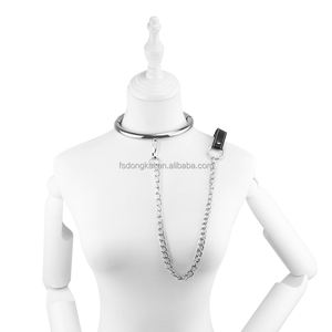 Neues Material Edelstahl Kragen Bondage Trainings spiel Sexspielzeug Rollenspiel-Tool für Männer und Frauen - Product Image 1