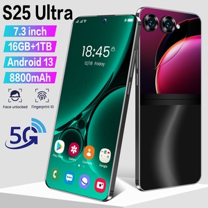 2024 phong cách mới S25 siêu 48mp + 72mp Mobilephone 16GB + 1TB <span class=keywords><strong>Android</strong></span> 13 điện thoại thông minh <span class=keywords><strong>7</strong></span>.3inch thẻ kép điện thoại di động - Product Image 2