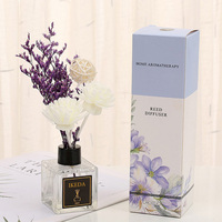 Diffuseur de parfum d'ambiance pour hôtel avec décoration florale, écologique, sans sulfate, matériau huileux, combustion longue durée