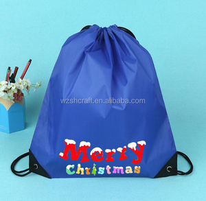 Sac à cordon noir le plus vendu en ligne, sac à cordon promotionnel pas cher en polyester, sac à dos à cordon pour la randonnée, le sport, la gym, le yoga - Product Image 3