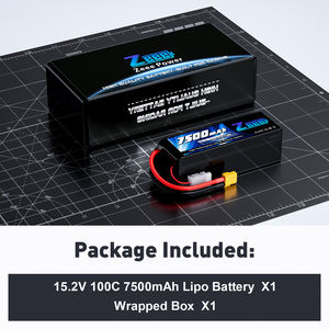 ZEEE 드론 배터리 HV 고방전율 4S 15.2V 7500mah 100C FPV 리포 배터리 항공 촬영 및 농업용 드론 - Product Image 6