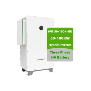 Growatt ระบบไฮบริดโซลาร์เซลล์ 50-100 กิโลวัตต์ สามเฟส DC/AC ประสิทธิภาพ 98.2% มาตรฐาน IP66 รุ่น WIT 50-100K-HU - Product Image 1