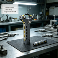 Lance-pierre semi-automatique portable avec chargeur de billes métalliques pour la chasse en extérieur et accessoires de tir