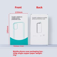 Boîte en carton pliable légère anti-rayures pour l'emballage d'articles électroniques, d'ordinateurs et d'écouteurs avec emballage sous blister