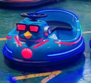 Coche de Choque Eléctrico de Fibra de Vidrio <span class=keywords><strong>Dr</strong></span>. Chicken, Modelo con Red de Seguridad para Parques Infantiles al Aire Libre - Product Image 4