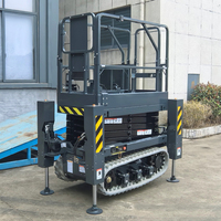 380KG 6m 8m 10m 12m Raupen-Scherenhebebühne MINI Scherenhebebühne Arbeitsbühne