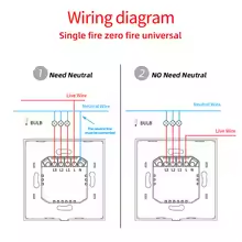 Tuya thông minh ZigBee chuyển điều khiển từ xa Glass cảm ứng tường chuyển đổi thông minh 1/2/3 gang EU tiêu chuẩn chuyển đổi thông minh không cần trung tính - Product Image 5