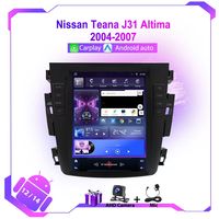 Autoradio Android 12 9,7 pouces pour Nissan Teana J31 Altima 2004 - 2007 Lecteur multimédia 2din Navigation GPS Carplay Auto Stéréo