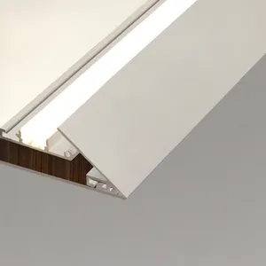 Aufwärts beleuchtung LED Top Corner Line Lampe Gips Wand wäsche Embedded Return Aluminium Slot