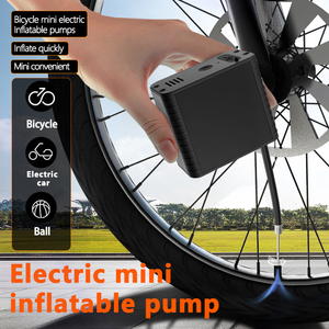 Electric Mini Air Pump Black Portable Fast Inflate for Basketball Tire Single Cylinder <b>Inflatable</b> Pump - Product Image 4