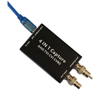 Tarjeta de Captura de Video 4 en 1 AHD-USB, Entrada AHD TVI CVI CVBS a Salida USB para Computadora, Tarjeta de Captura de Video para Juegos OBS, Cámara CCTV