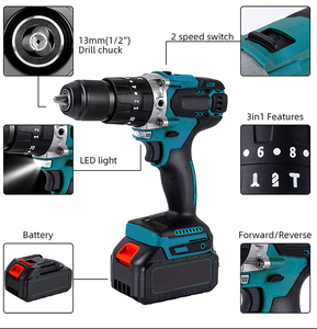 Perceuse sans fil Ananke Tools Brushless 800W 18-21V à vitesse variable, outil à main OEM alimenté par batterie - Product Image 5