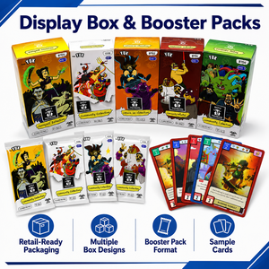 Customizable Logo and Packaging Holographic Printed Surface 350gsm Glossy Paper TCG Game Trading <strong>Cards</strong> - Product Image 2