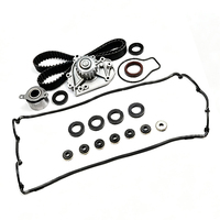 Kit de courroie de distribution TS26184 ITM184 TBK184 avec pompe à eau, tendeur, joint de couvercle de soupape et joints d'étanchéité pour moteur 2.0L F20B (modèles 97-01)
