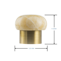 Lampe de table LED moderne en pierre avec lumière RVB et blanc chaud, télécommande facile pour tout décor