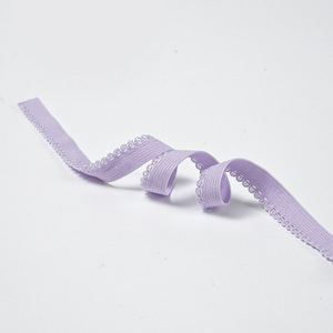 Laço Elástico 100% Algodão Personalizado para Vestuário e Roupa Interior Matéria-prima Tecidos Têxteis para Uso de Sapatos - Product Image 3