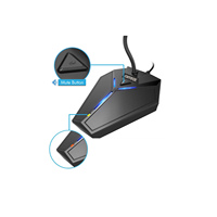 Microphone USB pour ordinateur CMTECK G006, microphones de jeu RGB, microphones à col de cygne, microphones à condensateur omnidirectionnels pour studio et jeux