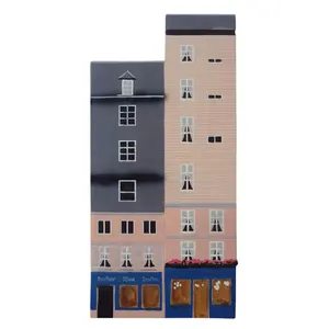 Poly resin 3D-Druck Gebäude mit Farben Harz Souvenirs malen Gebäude in guter Qualität