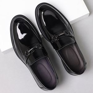 Zapatos Formales de Negocios de Lujo, Hechos a Mano en Italia, de Cuero Suave y Cómodo, Antideslizantes, Aptos para Todas las Temporadas - Product Image 4