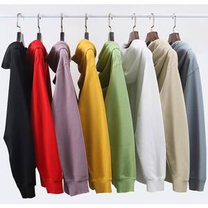 Sweat-shirt unisexe 100% coton molletonné à manches longues, logo brodé, impression personnalisée, coupe oversize, impression en relief - Product Image 3
