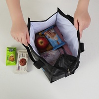 Sac isotherme personnalisé avec logo, sac à lunch thermique réutilisable, sac fourre-tout Oxford imperméable pour le bureau, l'école, vente en gros