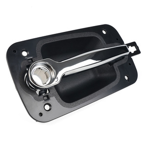 Car Exterior <b>Door</b> <b>Handle</b> Black ABS Universal Fit 255mm x 125mm <b>Replacement</b> Part For Truck Repair - Product Image 2