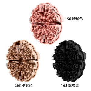 Silicone Bath Brush Flower Shape Back Scrubber Shower <b>Massage</b> <b>Tool</b> For Adults - Product Image 5
