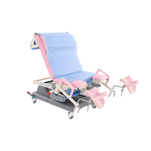 Lit d'examen gynécologique professionnel, système <span class=keywords><strong>de</strong></span> commande manuelle, cadre en acier, matelas en PVC, fonction <span class=keywords><strong>de</strong></span> changement automatique <span class=keywords><strong>de</strong></span> draps - Product Image 4