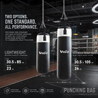 Sac de frappe suspendu en PVC sur mesure pour adultes et enfants, idéal pour l'entraînement en MMA, boxe, taekwondo et le punching aquatique