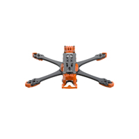 Cadre en fibre de carbone GEPRC MK5 O4 Pro : Conception large et dédiée pour des drones de course FPV numériques HD légers