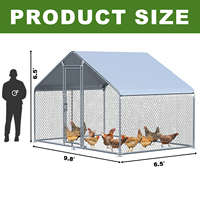 Fournisseur direct d'usine, grande cage à volailles en métal pour l'élevage en Arabie Saoudite, cage à poulets industrielle pour la vente en plein air