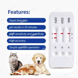 하이 퀄리티 송곳니 파보 바이러스 항원 (CPV Ag) 송곳니 코로나 바이러스 항원 (CCV Ag) 및 로타 바이러스 (CRV Ag) 결합 된 테스트 카드 - Product Image 3