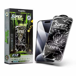 Protection d'écran en verre trempé 9H à grand arc 300C pour <span class=keywords><strong>iPhone</strong></span> 16 16 <span class=keywords><strong>Pro</strong></span> 16 <span class=keywords><strong>Pro</strong></span> <span class=keywords><strong>Max</strong></span> Film protecteur d'écran en verre - Product Image 1