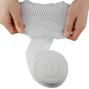 Bandage élastique en maille, doux, respirant, tubulaire, extensible, pour la fixation des articulations des jambes, avec <span class=keywords><strong>filet</strong></span> infrarouge lointain, en rouleau - Product Image 6