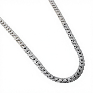 Collar de Plata de Ley 925 para Mujer, Estilo Retro Clásico, Cadena Plana Tipo Serpiente de 5mm con Acabado Martillado, Ideal para Aniversario - Product Image 3