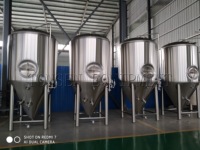 Cuve de brassage de bière sous pression 500L-1000L, cuve de mashing, chaudière à tourbillon, capacité 3000L