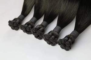 100% paquetes <span class=keywords><strong>de</strong></span> trama <span class=keywords><strong>de</strong></span> cabello <span class=keywords><strong>Virgen</strong></span> sin procesar crudo cutícula Europea alineada doble dibujado 8 pulgadas extensiones <span class=keywords><strong>de</strong></span> cabello humano <span class=keywords><strong>de</strong></span> Color Rubio - Product Image 5