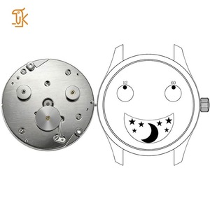 Movimiento de Reloj NH35 Modificado, Disco con Diseño Joker, Fase Lunar, Calibre Automático para Suministro de Marcas Personalizadas - Product Image 1
