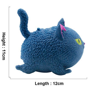 Nouveau Hot TPR Squeeze Angry Cat Squishy Toy Dépression Anxiété Soulagement <span class=keywords><strong>Stress</strong></span> Sensoriel Squishy Fidget Toy - Product Image 5