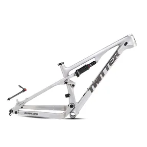 29er Full Suspension Mountain Bike Frame 148*12mm Thru Axle 15/17/19inch MTB Frame T900 Carbon Bicycle Frame