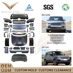 Kit de carrosserie complet de conversion OEM pour Vogue L405 2013-2017 à <span class=keywords><strong>2022</strong></span>, pare-chocs avant et arrière + calandre + isolation acoustique du capot - Product Image 2