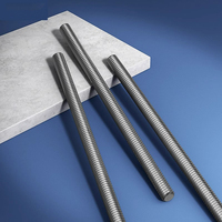 M4 Stainless Steel Threaded Rod 4mm Stud All-Thread Rod 1 Meter Length for General Fastening