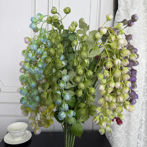 Fleurs artificielles suspendues en forme de flocon de neige Jinxi, branche unique, fleurs en soie, décorations de plafond pour mariage, accessoires d'intérieur et d'extérieur - Product Image 2