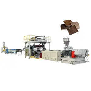 Plastic SPC WPC PVC Floor Board Extruder Making Machine for indoor vinyl flooring plastic spc flooring production line