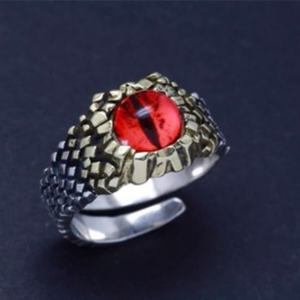 <b>Ring</b> Python Eye Snake Eye Eye <b>Ring</b> Opening <b>Adjustable</b> <b>Ring</b> Retro Handmade Punk - Product Image 6
