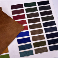 1.2MM Soft Smooth Vegan Suede PU Embossed Faux Synthetic Leather Rolls Fabric for DIY Handbags Car Upholstery