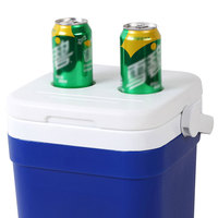 Meilleures ventes Glacière isolée de bière 12L Glacière en plastique pour la pêche en plein air